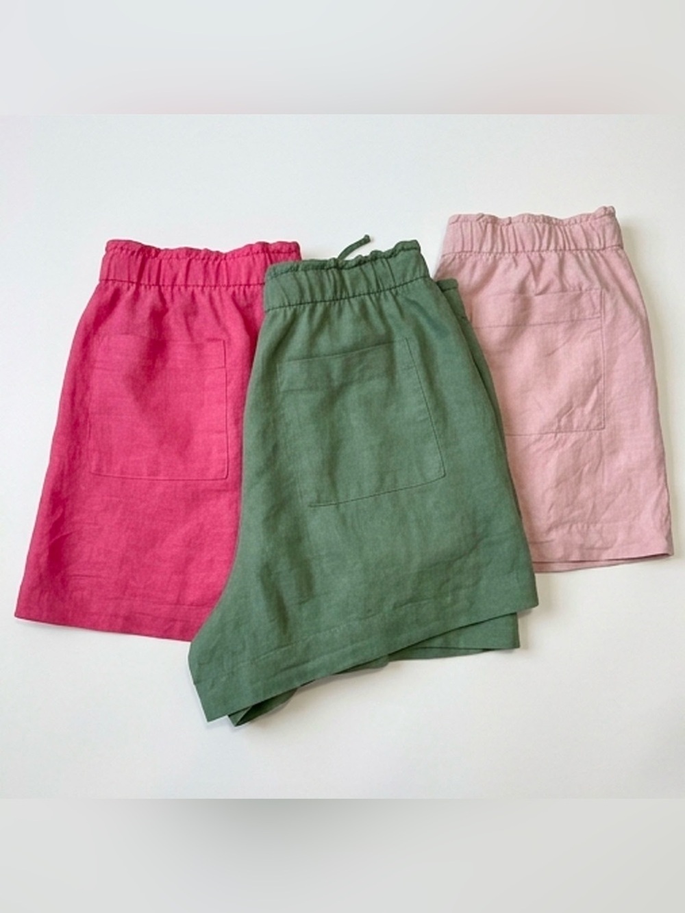 GAP Women's High Waist Shorts - Pink, Green, Light Pink
